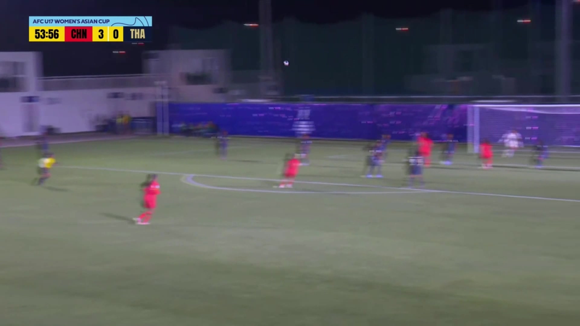 U17中國女足4-0領(lǐng)先泰國！李啟嫻梅開二度，
